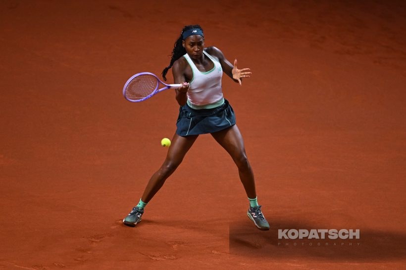 during the Women’s Singles quarterfinal — 2026 Stuttgart PTGP