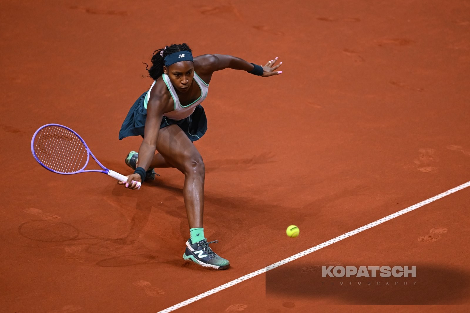 during the Women’s Singles quarterfinal — 2026 Stuttgart PTGP