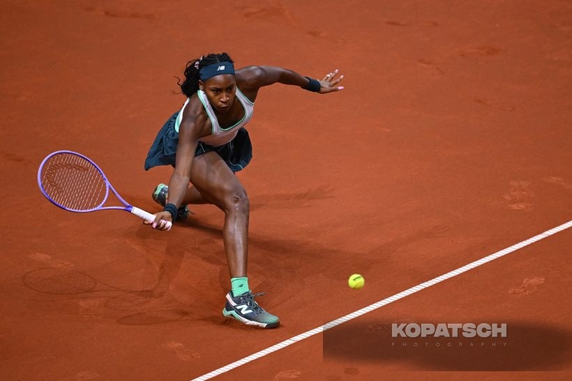 during the Women’s Singles quarterfinal — 2026 Stuttgart PTGP