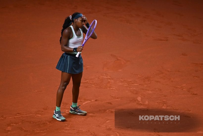 during the Women’s Singles quarterfinal — 2026 Stuttgart PTGP