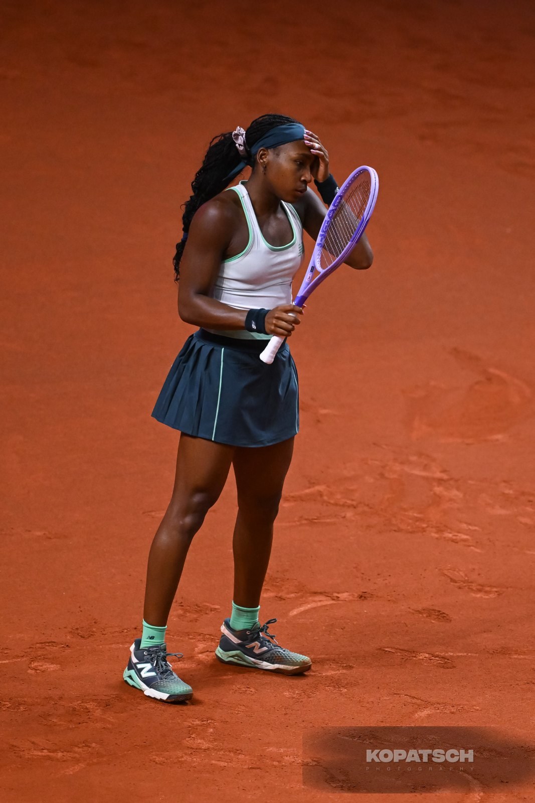 during the Women’s Singles quarterfinal — 2026 Stuttgart PTGP