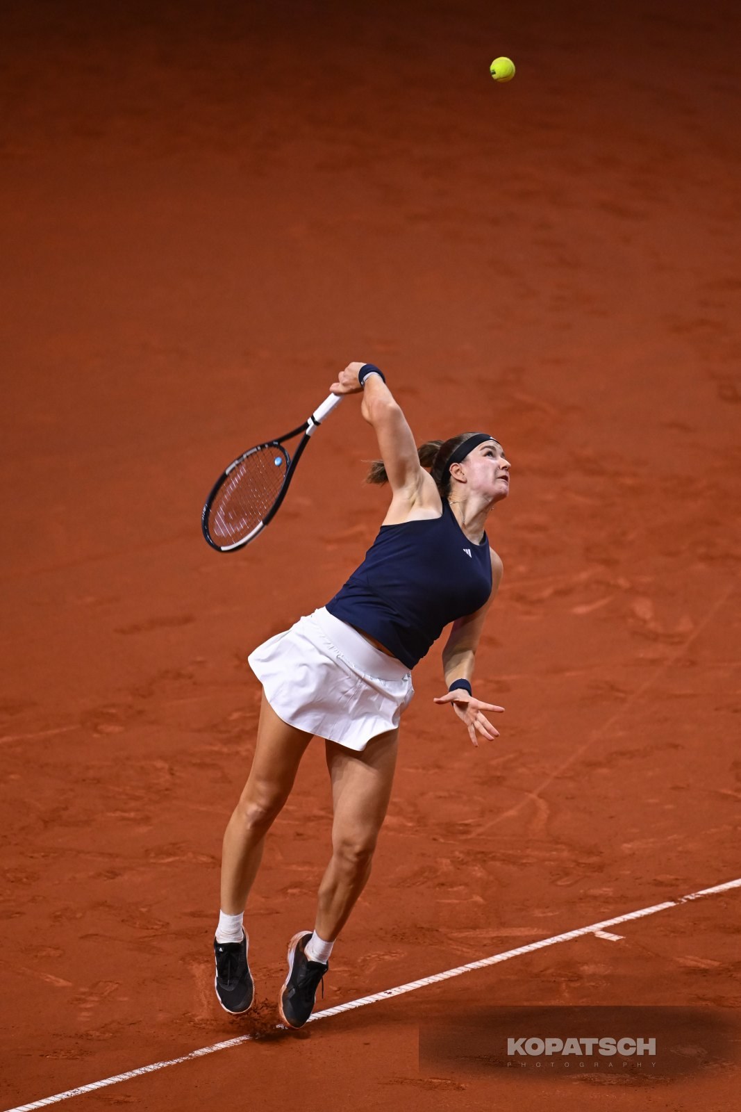 during the Women’s Singles quarterfinal — 2026 Stuttgart PTGP