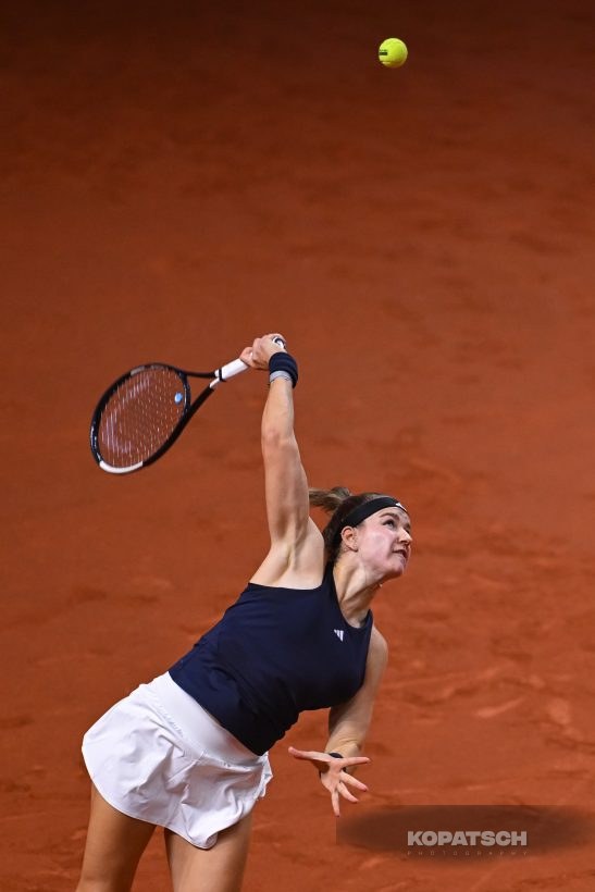 during the Women’s Singles quarterfinal — 2026 Stuttgart PTGP