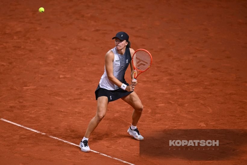during the Women’s Singles quarterfinal — 2026 Stuttgart PTGP