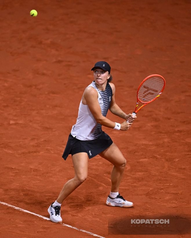 during the Women’s Singles quarterfinal — 2026 Stuttgart PTGP