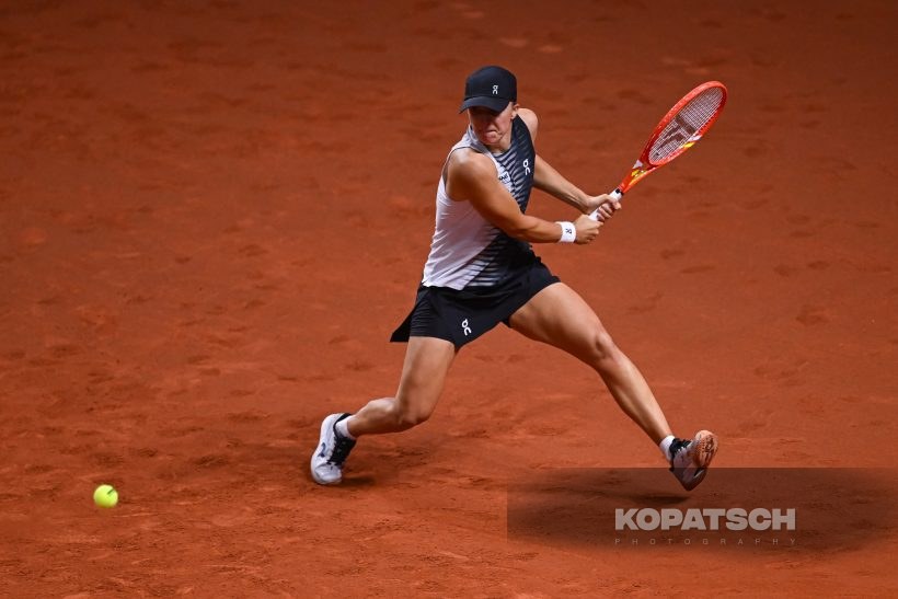 during the Women’s Singles quarterfinal — 2026 Stuttgart PTGP