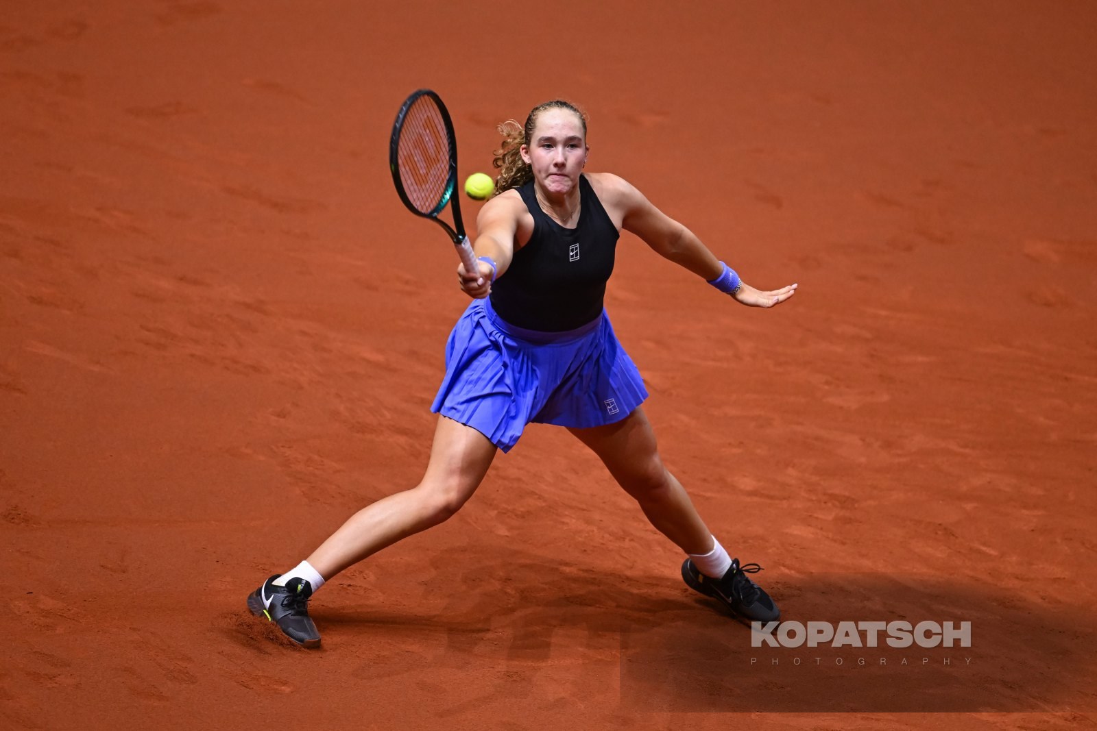 during the Women’s Singles quarterfinal — 2026 Stuttgart PTGP