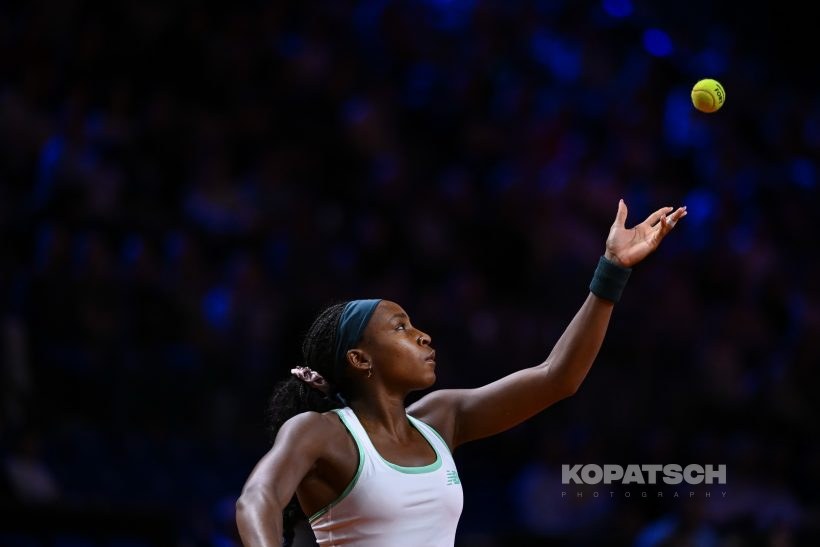 during the Women’s Singles quarterfinal — 2026 Stuttgart PTGP