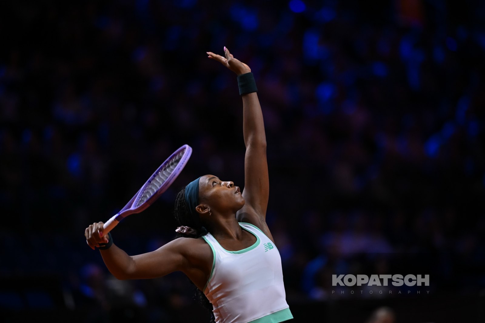 during the Women’s Singles quarterfinal — 2026 Stuttgart PTGP