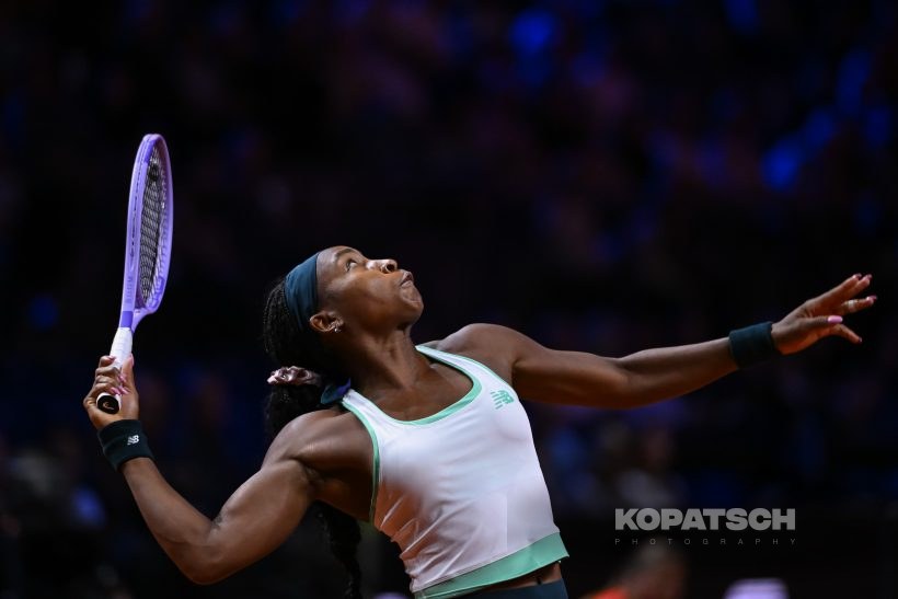 during the Women’s Singles quarterfinal — 2026 Stuttgart PTGP