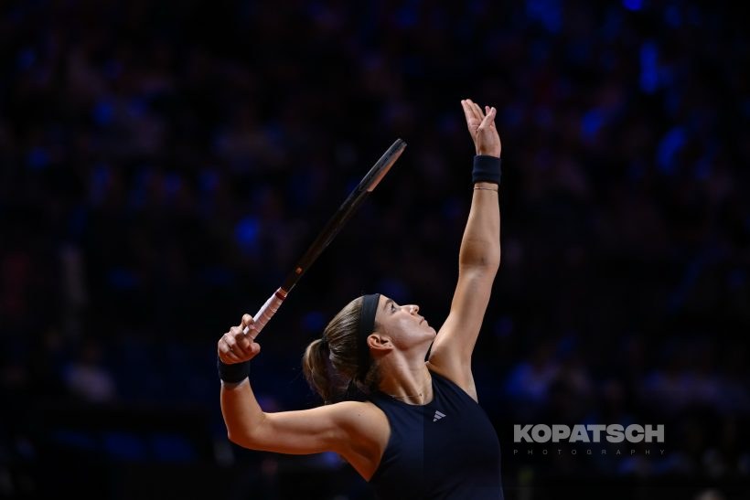during the Women’s Singles quarterfinal — 2026 Stuttgart PTGP