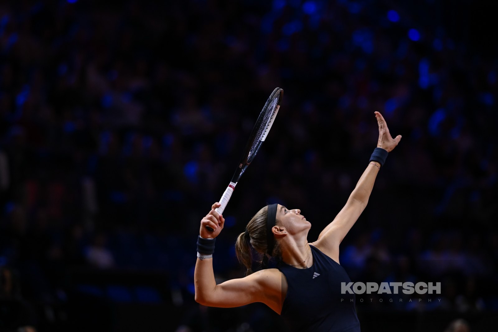 during the Women’s Singles quarterfinal — 2026 Stuttgart PTGP