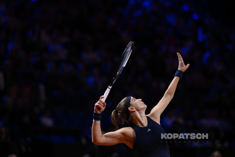 during the Women’s Singles quarterfinal — 2026 Stuttgart PTGP