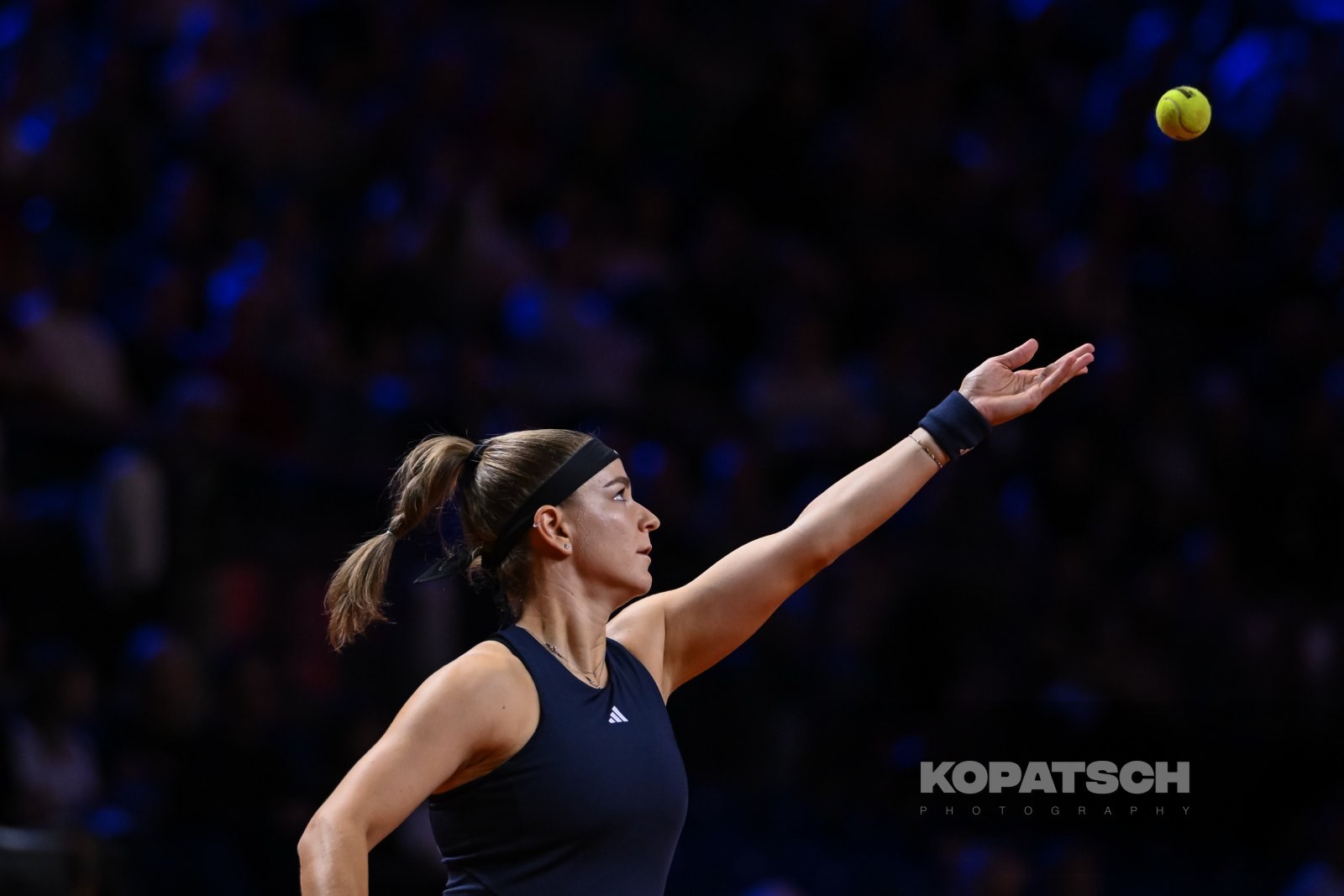 during the Women’s Singles quarterfinal — 2026 Stuttgart PTGP