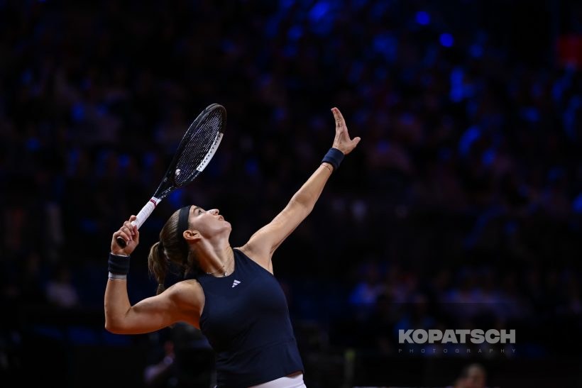 during the Women’s Singles quarterfinal — 2026 Stuttgart PTGP