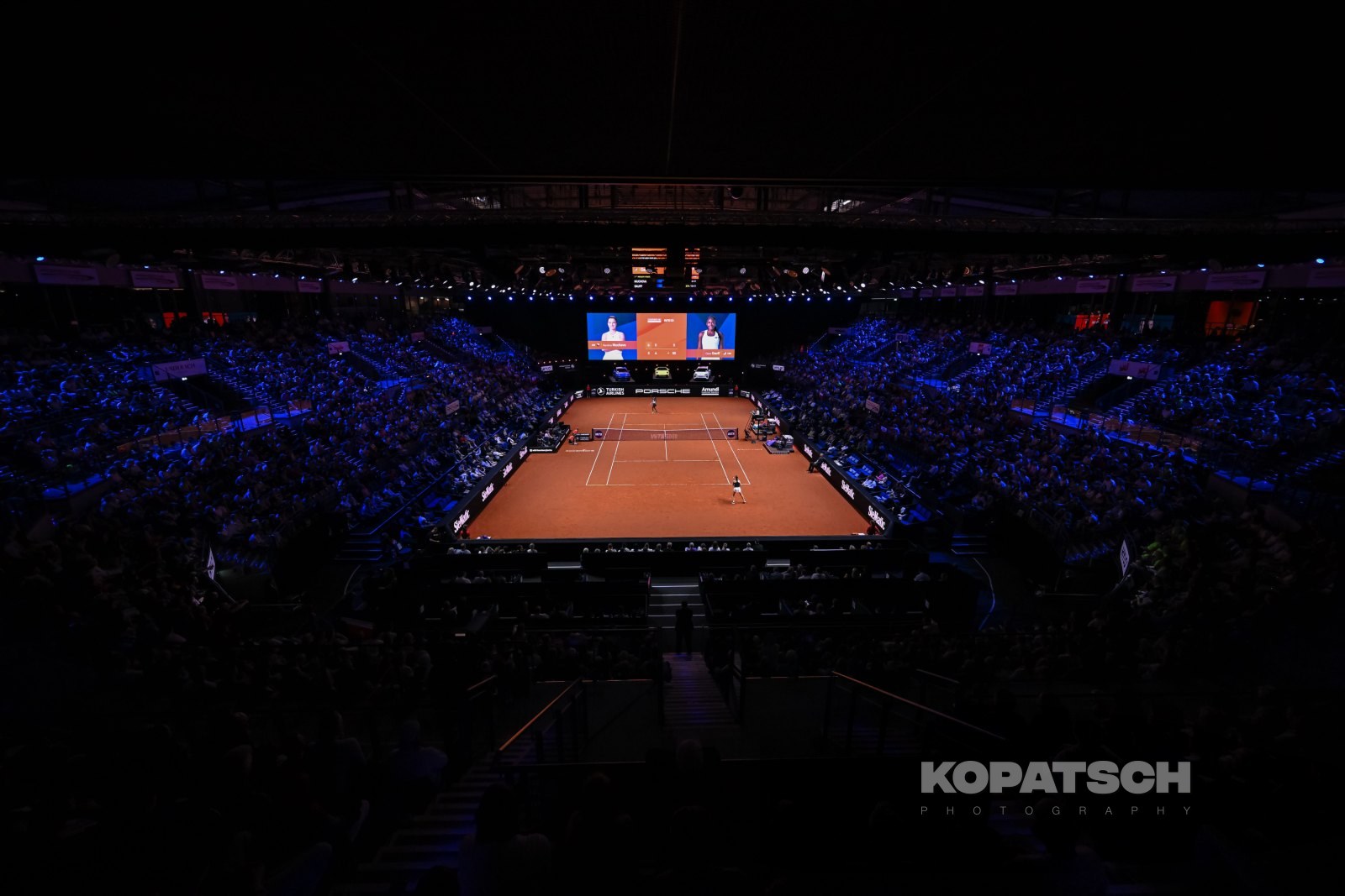 during the Women’s Singles quarterfinal — 2026 Stuttgart PTGP