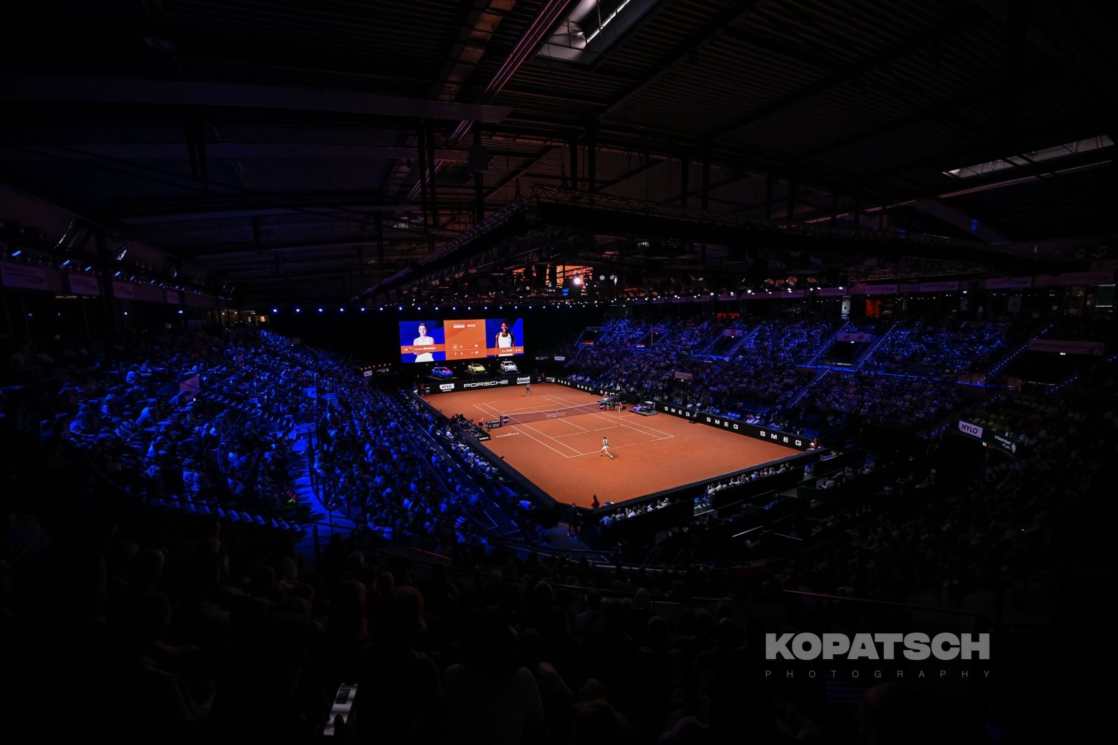 during the Women’s Singles quarterfinal — 2026 Stuttgart PTGP