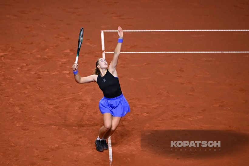 during the Women’s Singles quarterfinal — 2026 Stuttgart PTGP