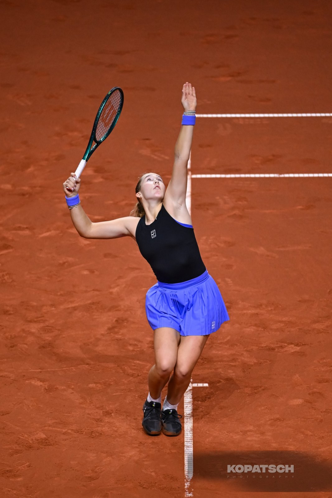 during the Women’s Singles quarterfinal — 2026 Stuttgart PTGP