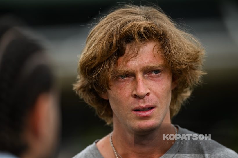 Andrey Rublev of Russia — 2026 Wimbledon