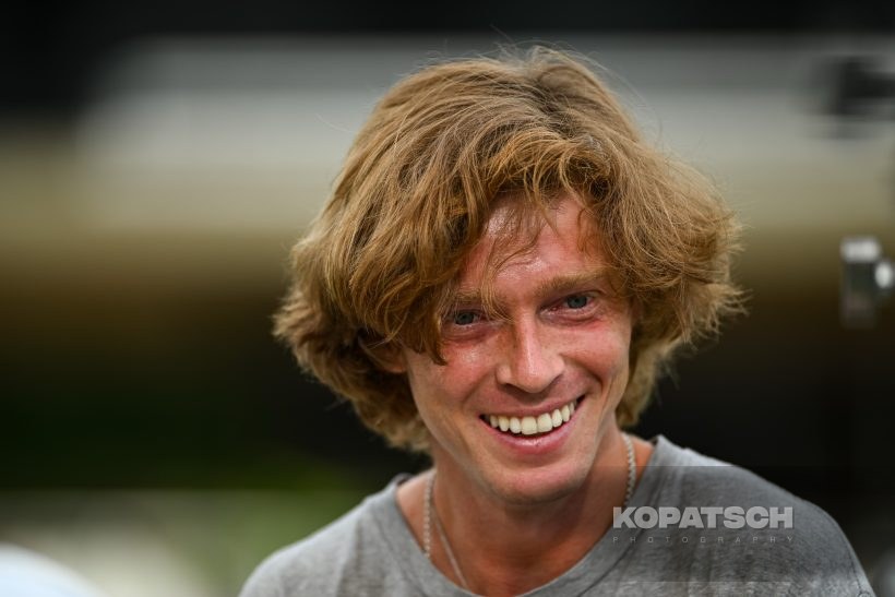 Andrey Rublev of Russia — 2026 Wimbledon