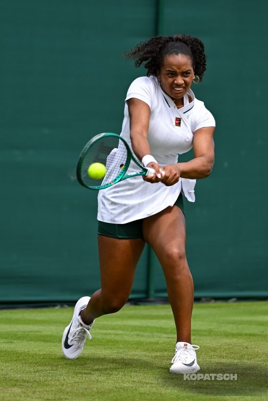 Robin Montgomery of the United States — 2026 Wimbledon