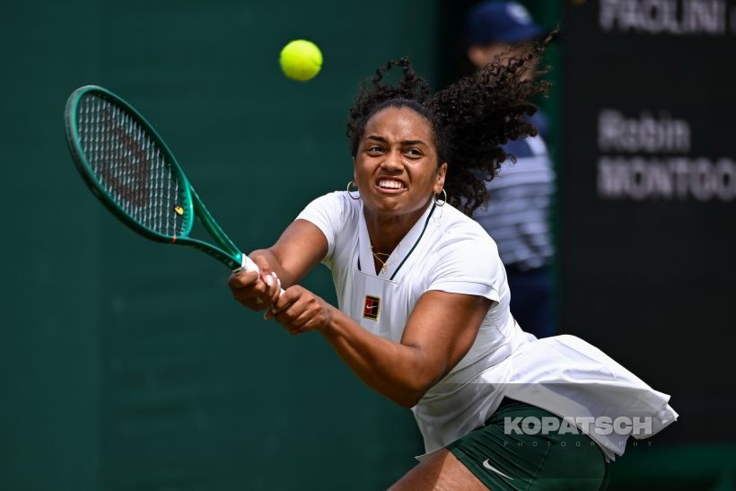Robin Montgomery of the United States — 2026 Wimbledon
