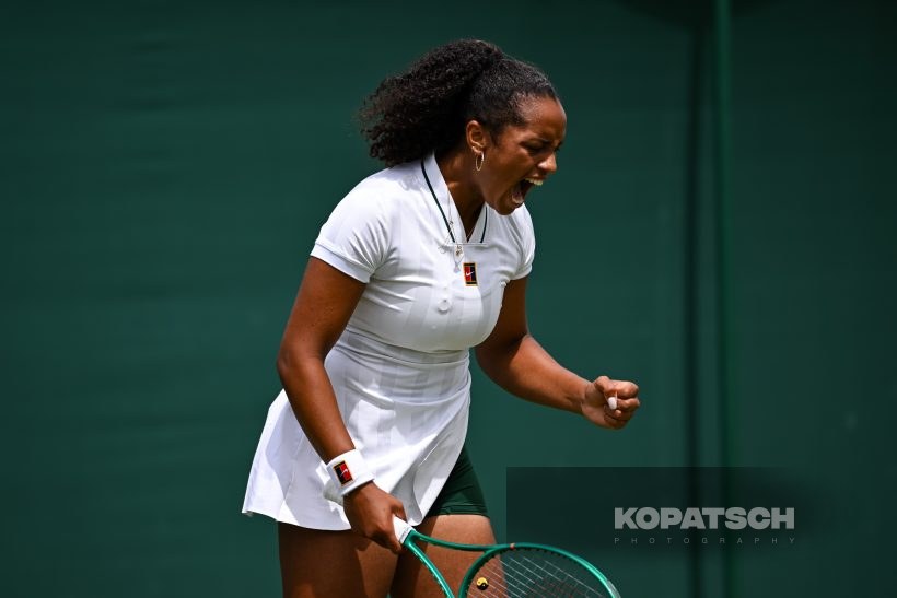 Robin Montgomery of the United States — 2026 Wimbledon