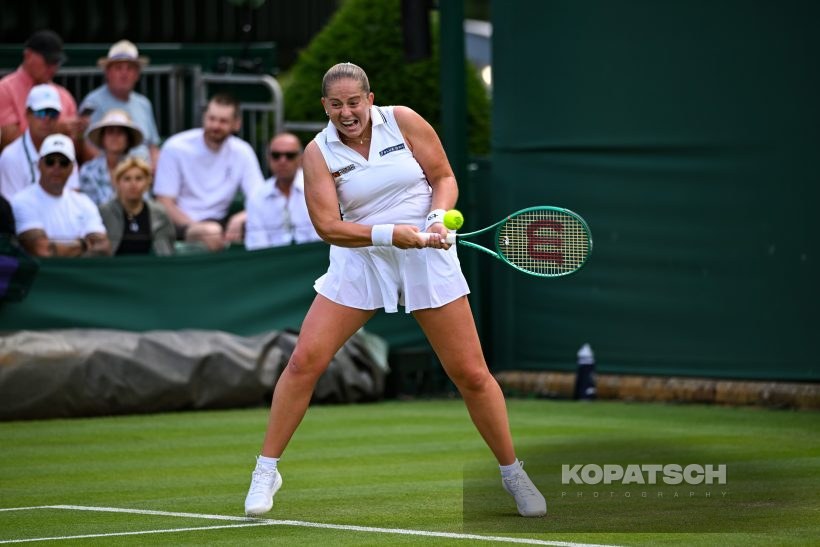 Jelena Ostapenko of Latvia — 2026 Wimbledon