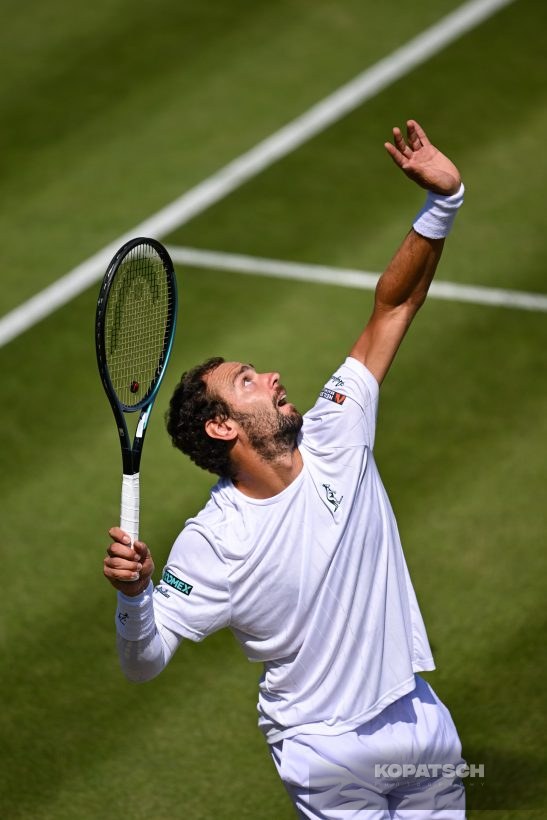 Roman Safiullin of Russia — 2026 Wimbledon