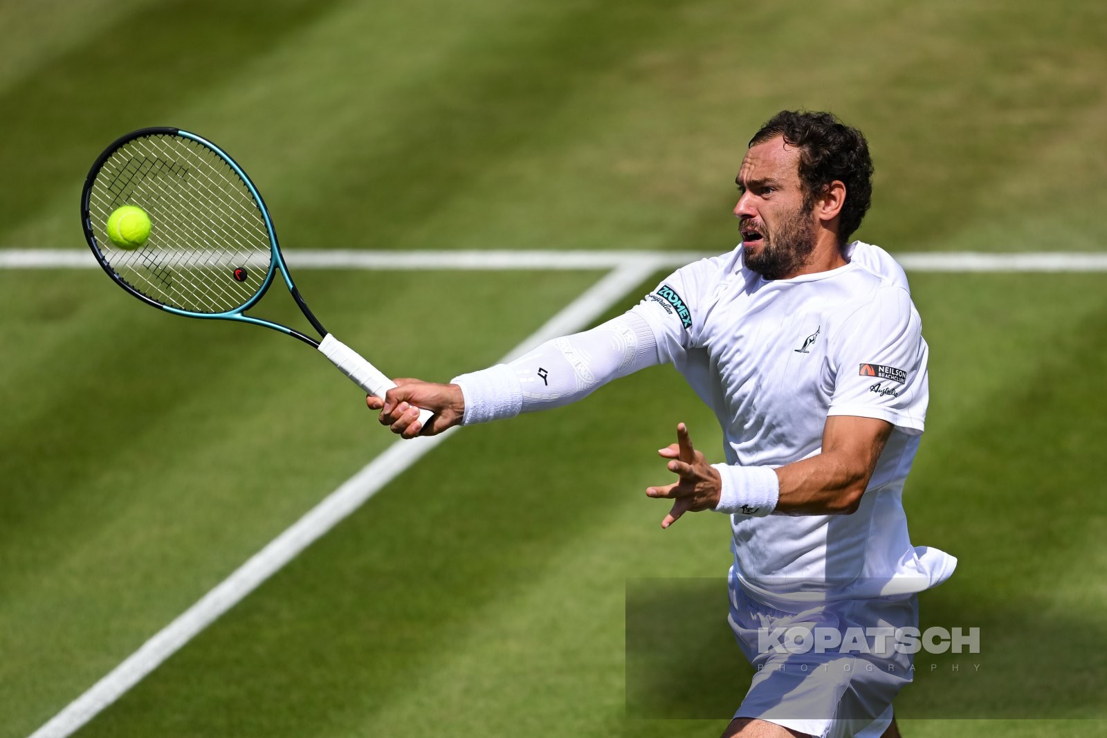 Roman Safiullin of Russia — 2026 Wimbledon