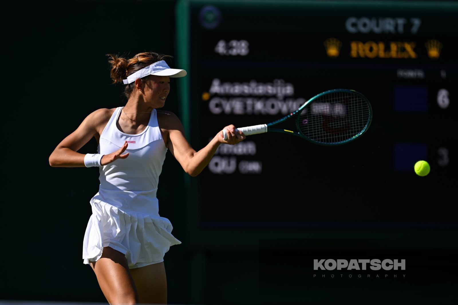 Yihan Qu of China — 2026 Wimbledon