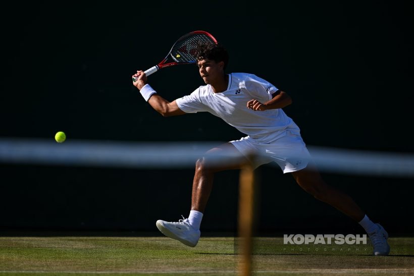 Yannik Alvarez of Puerto Rico — 2026 Wimbledon
