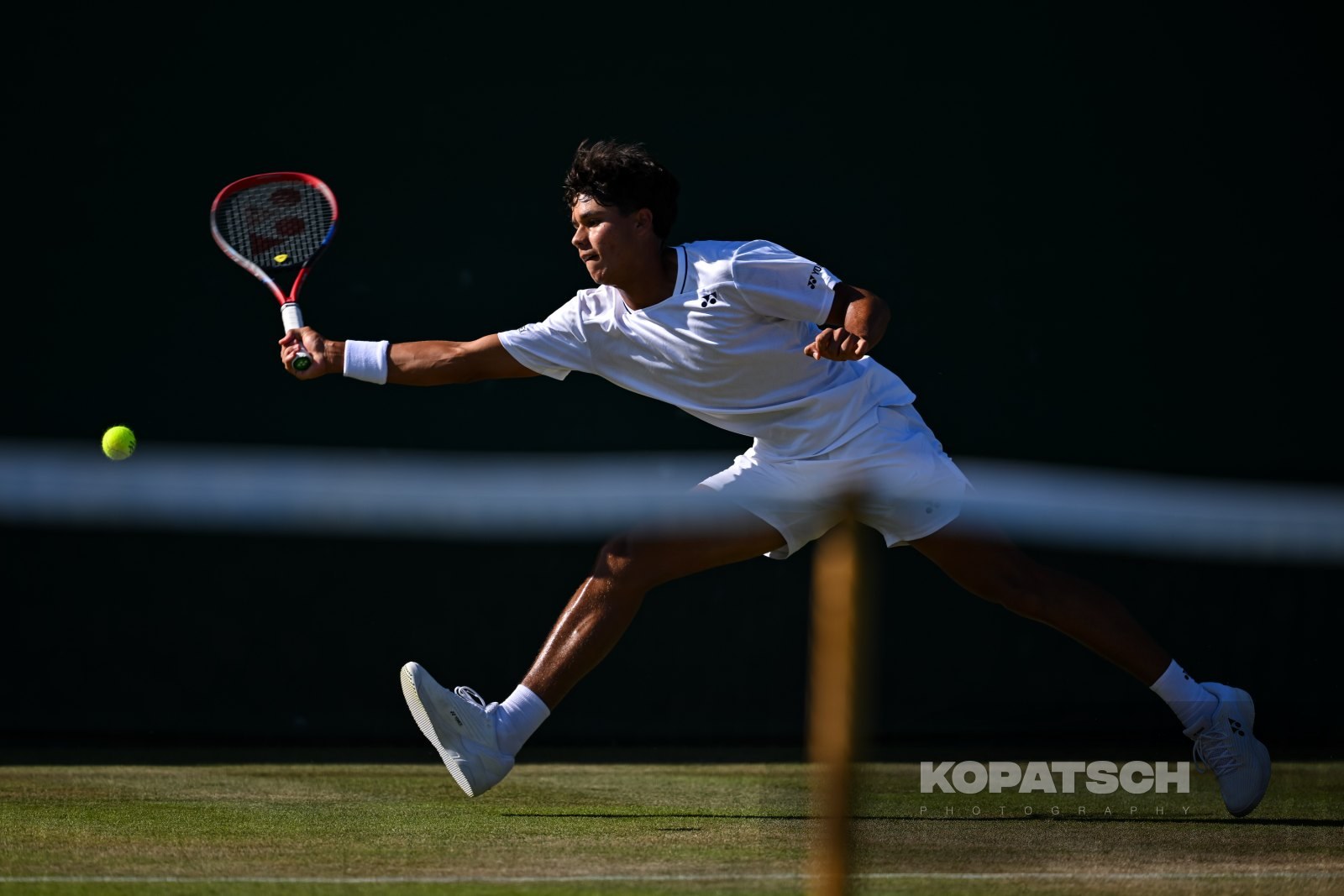 Yannik Alvarez of Puerto Rico — 2026 Wimbledon