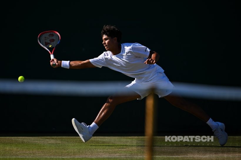 Yannik Alvarez of Puerto Rico — 2026 Wimbledon