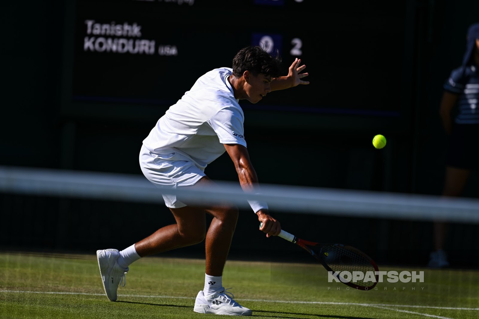 Yannik Alvarez of Puerto Rico — 2026 Wimbledon