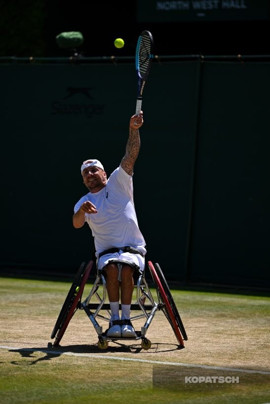 Andy Lapthorne of Great Britain — 2026 Wimbledon