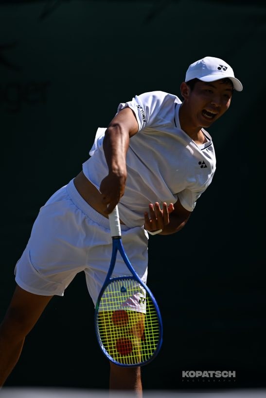 Zangar Nurlanuly of Kazakhstan — 2026 Wimbledon