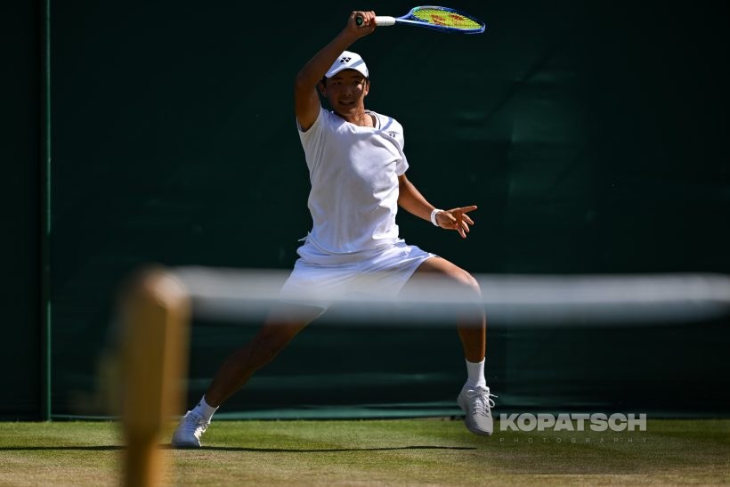 Zangar Nurlanuly of Kazakhstan — 2026 Wimbledon