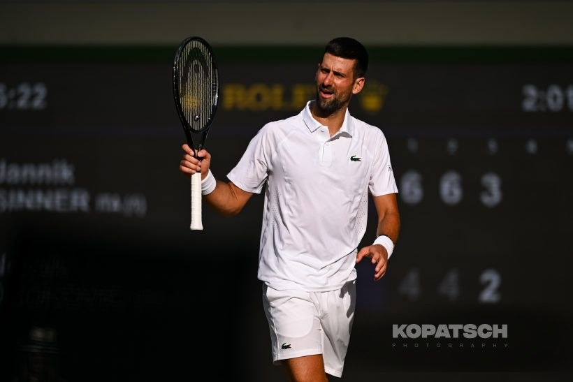 Novak Djokovic of Serbia — 2026 Wimbledon