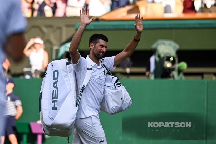 Novak Djokovic of Serbia — 2026 Wimbledon