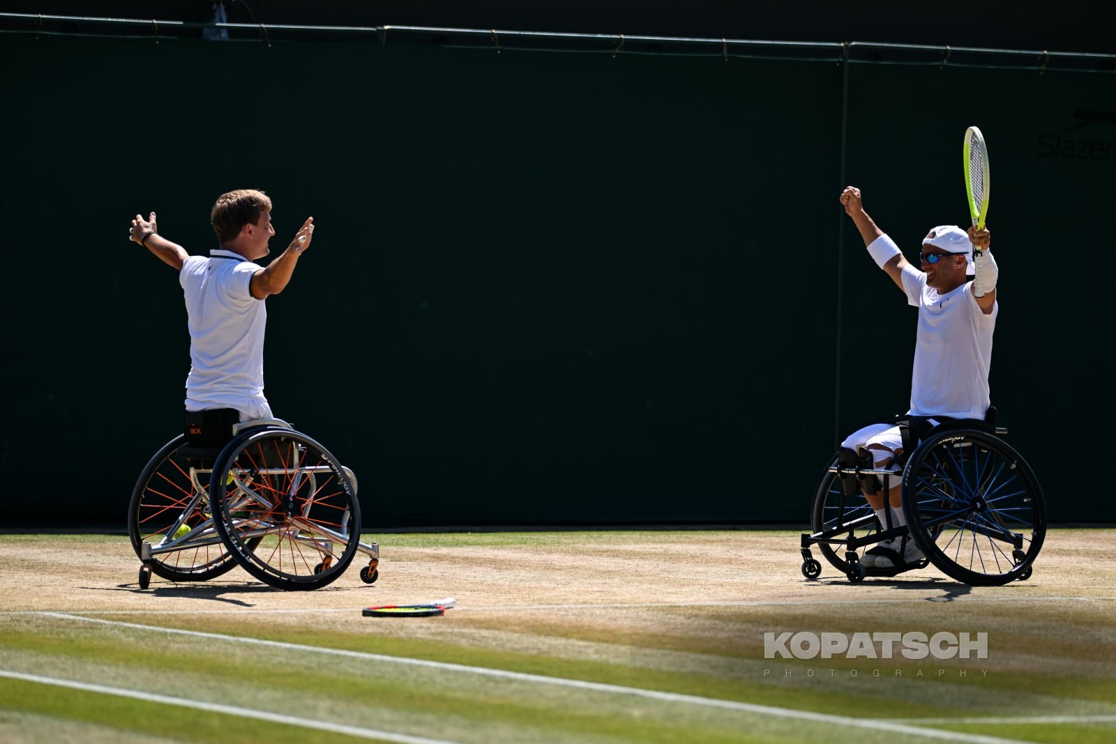 Niels Vink of the Netherlands and Guy Sasson of Israel — 2026 Wimbledon