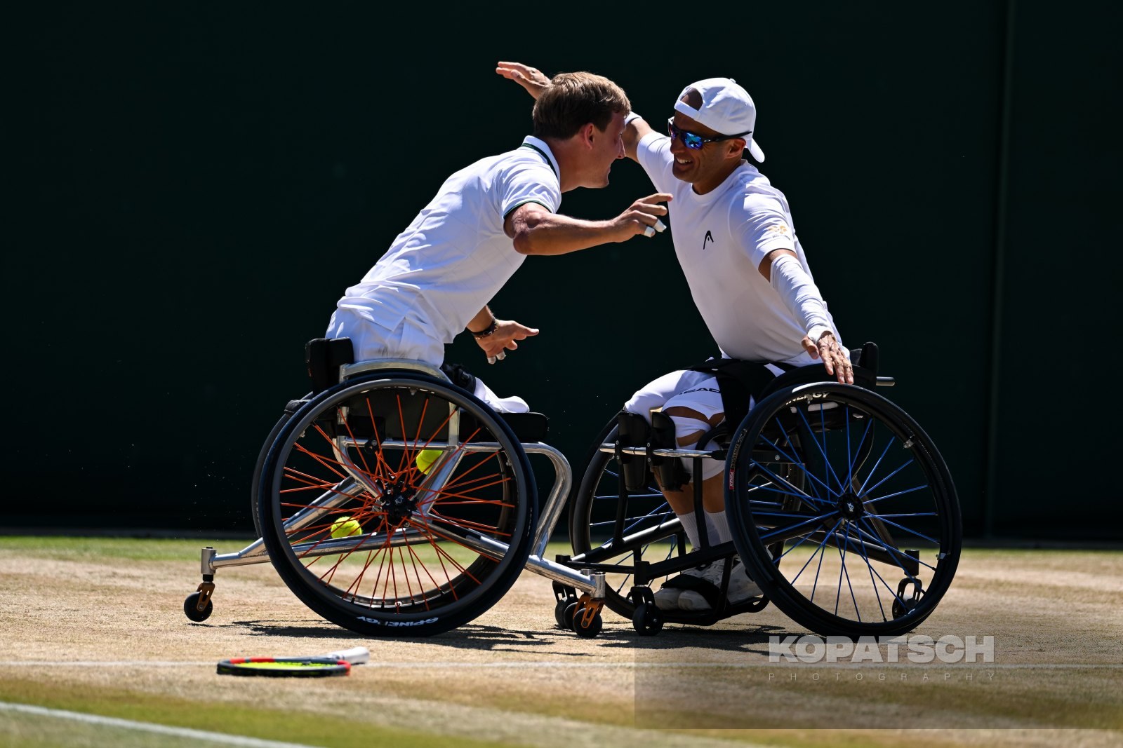 Niels Vink of the Netherlands and Guy Sasson of Israel — 2026 Wimbledon