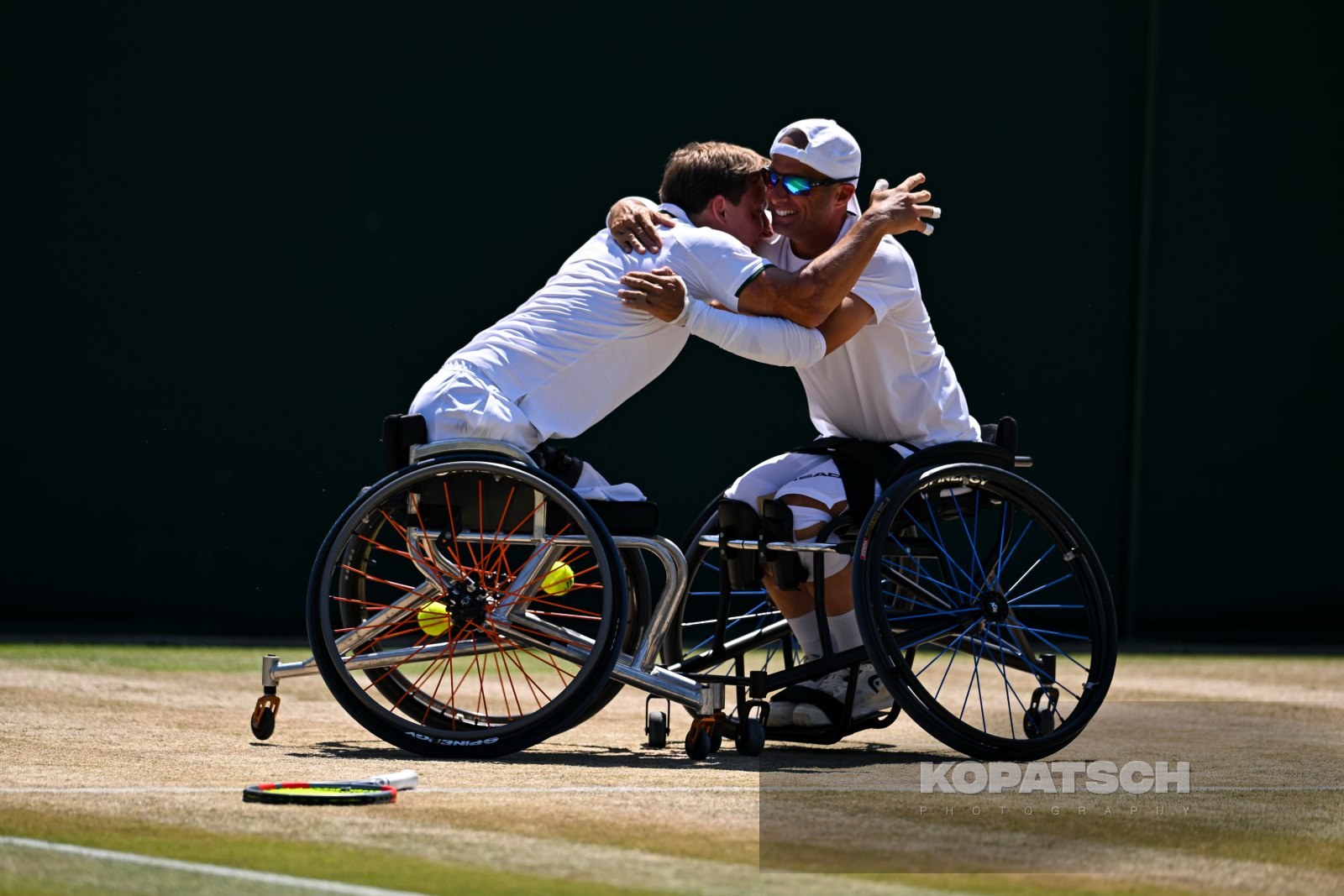 Niels Vink of the Netherlands and Guy Sasson of Israel — 2026 Wimbledon