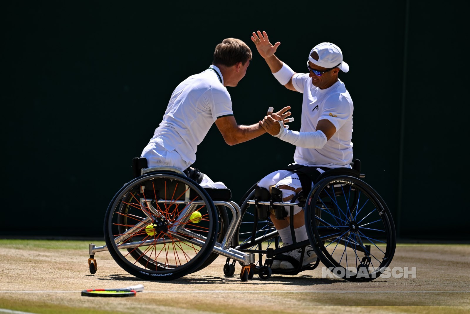 Niels Vink of the Netherlands and Guy Sasson of Israel — 2026 Wimbledon