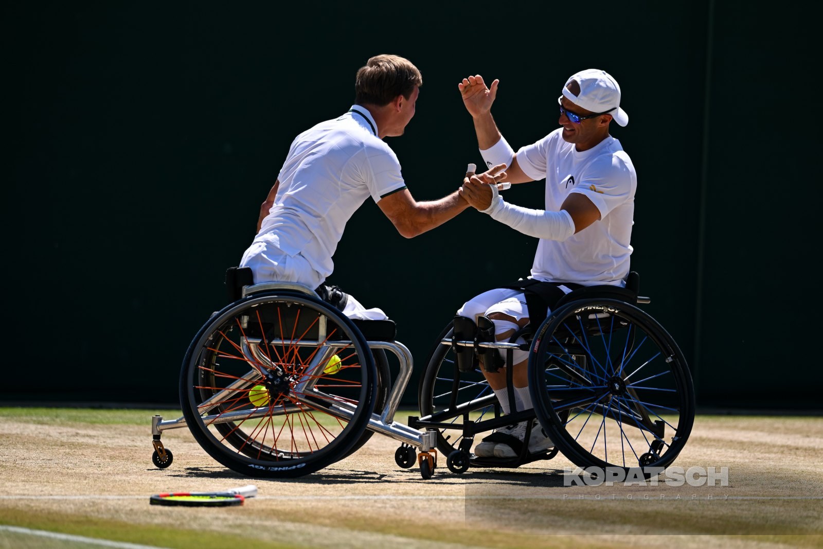 Niels Vink of the Netherlands and Guy Sasson of Israel — 2026 Wimbledon