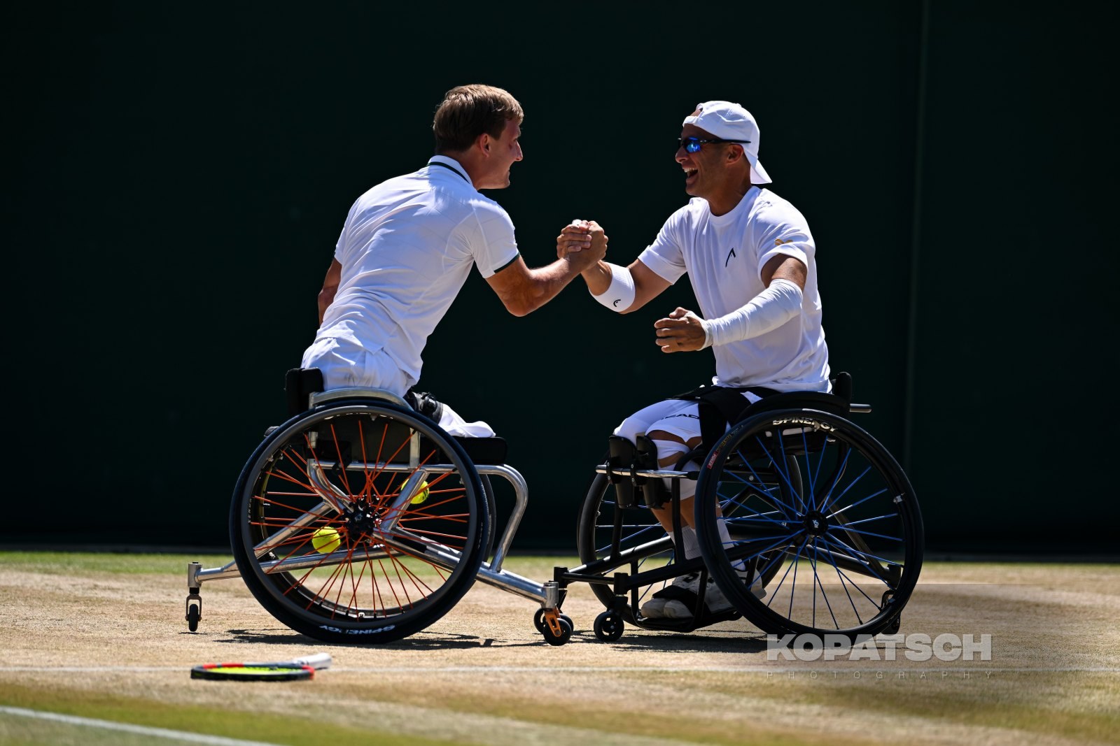 Niels Vink of the Netherlands and Guy Sasson of Israel — 2026 Wimbledon