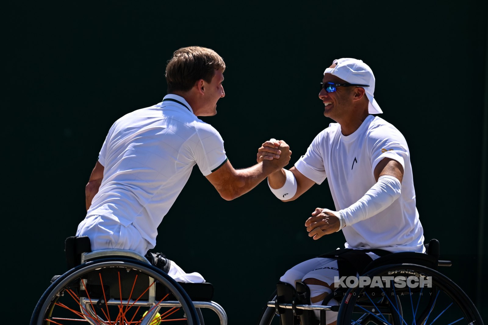 Niels Vink of the Netherlands and Guy Sasson of Israel — 2026 Wimbledon