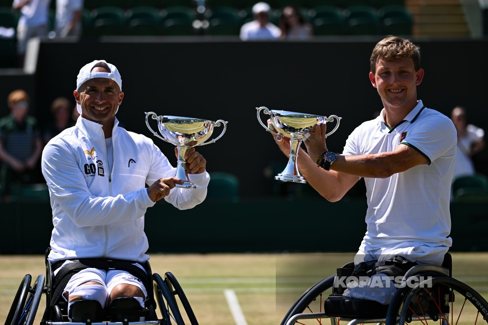 Niels Vink of the Netherlands and Guy Sasson of Israel — 2026 Wimbledon
