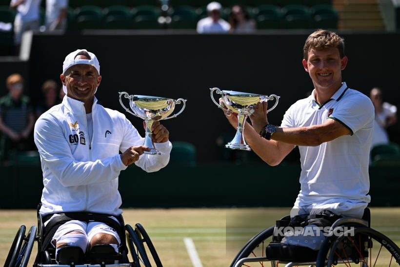 Niels Vink of the Netherlands and Guy Sasson of Israel — 2026 Wimbledon